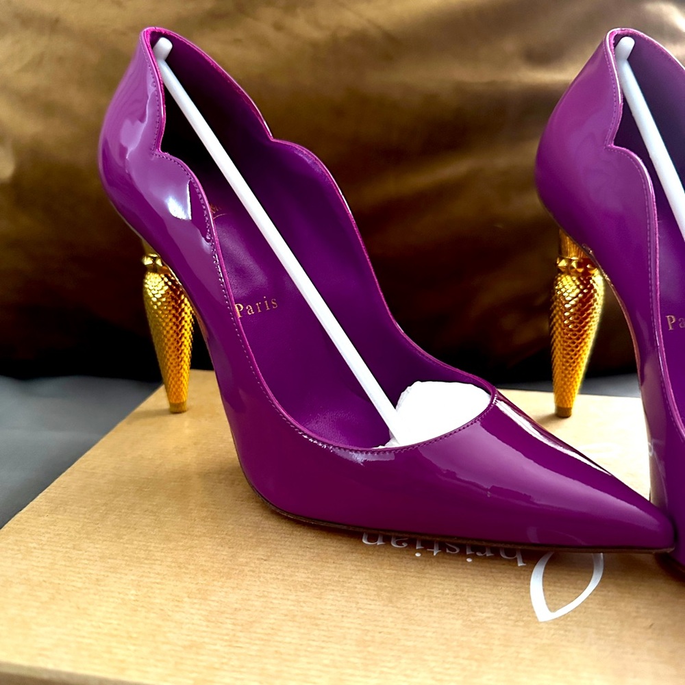 Christian Louboutin Purple Lipchick Pump